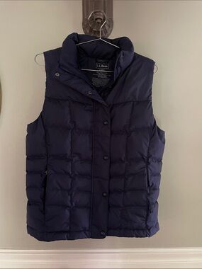 L.L. Bean Women's Deep Purple Quilted Puffer Vest